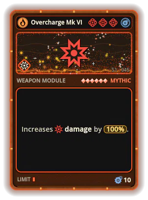 Overcharge Mk VI: Damage +100%