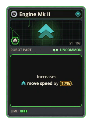 Engine Mk II: +17% Move speed