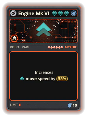 Engine Mk VI: +55% Move speed