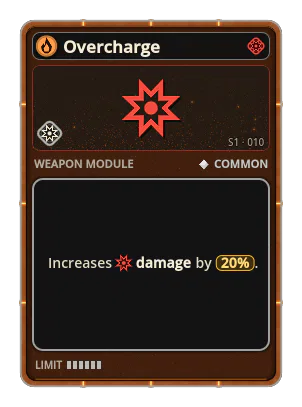 Overcharge: Damage +20%