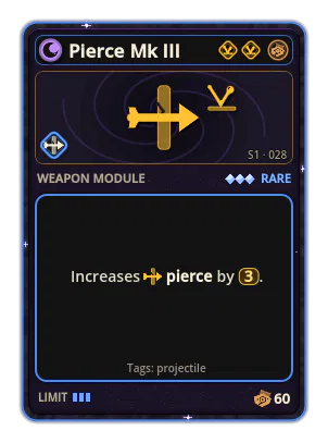 Pierce Mk III: Pierce ×3