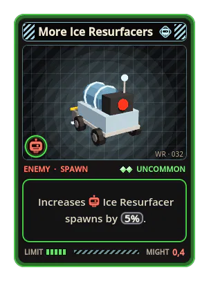 More Ice Resurfacers: Increases Ice Resurfacer spawns by 5%.