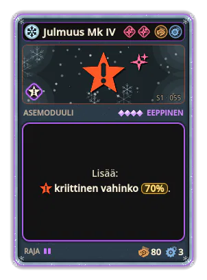 Julmuus Mk IV: Kriittinen vahinko +70%