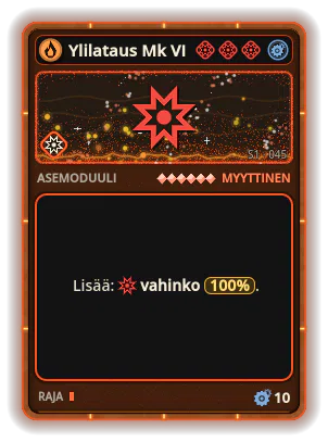 Ylilataus Mk VI: Vahinko +100%