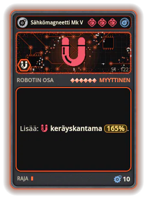 Sähkömagneetti Mk VI: +165% Keräyskantama