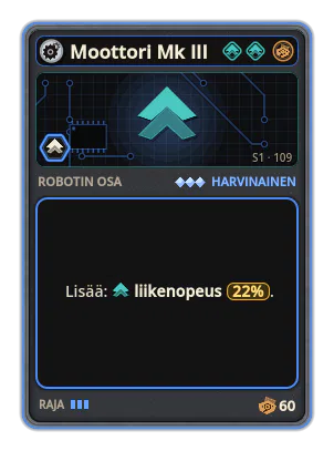 Moottori Mk III: +22% Liikenopeus