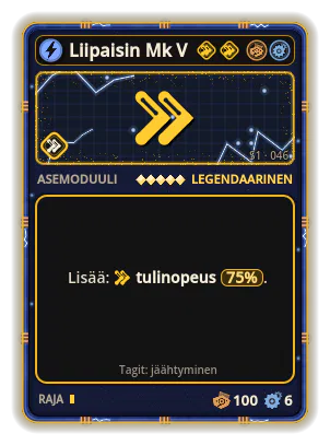 Liipaisin Mk V: Tulinopeus +75%