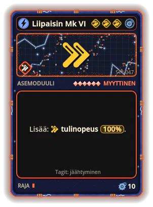 Liipaisin Mk VI: Tulinopeus +100%