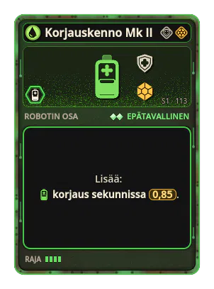 Korjauskenno Mk II: +0,85 Korjaus sekunnissa