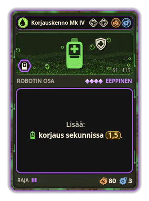 Korjauskenno Mk IV: +1,5 Korjaus sekunnissa