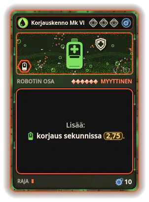 Korjauskenno Mk VI: +2,75 Korjaus sekunnissa
