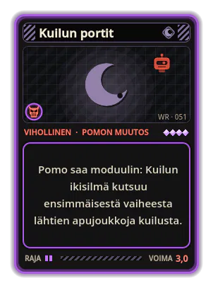 Kuilun portit: Pomo saa moduulin: Kuilun ikisilmä kutsuu ensimmäisestä vaiheesta lähtien apujoukkoja kuilusta.