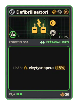 Defibrillaattori: +15% Elvytysnopeus