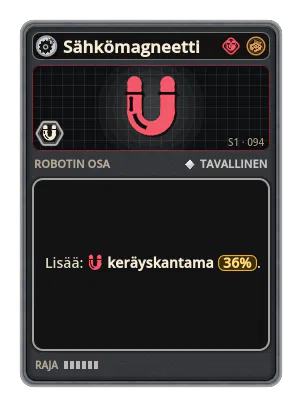 Sähkömagneetti: +36% Keräyskantama