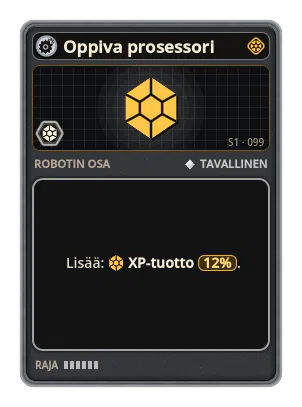 Oppiva prosessori: +12% XP-tuotto
