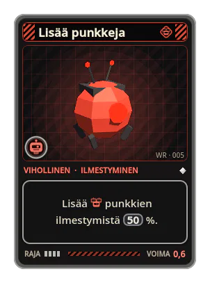 Lisää punkkeja: Lisää punkkien ilmestymistä 50 %.