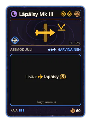 Läpäisy Mk III: Läpäisy ×3