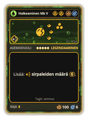 Halkeaminen Mk V: Halkeaminen ×6
