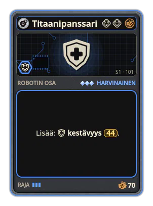 Titaanipanssari: +44 Kestävyys