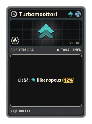 Turbomoottori: +12% Liikenopeus