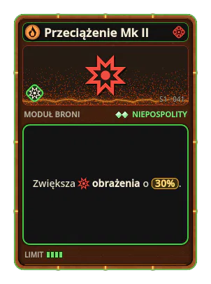 Przeciążenie Mk II: Obrażenia +30%