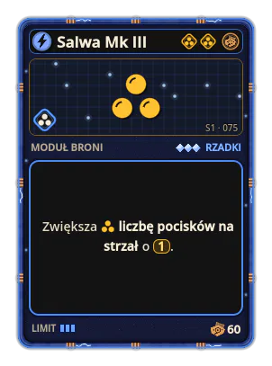 Salwa Mk III: +1 emisja na odpalenie