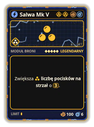 Salwa Mk V: +3 emisje na odpalenie