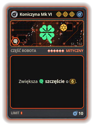 Koniczyna Mk VI: +6 Szczęście (rzadsze karty)