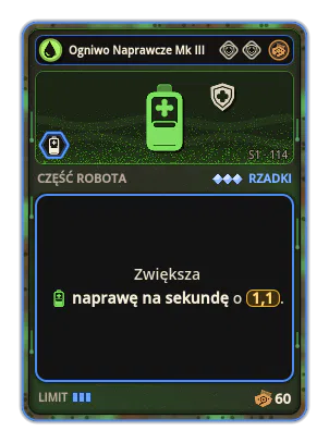 Ogniwo Naprawcze Mk III: +1,1 Naprawa na sekundę
