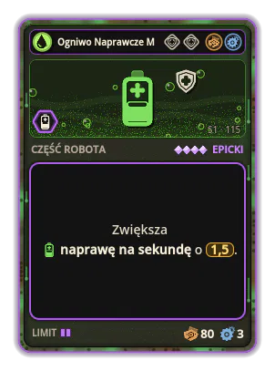 Ogniwo Naprawcze Mk IV: +1,5 Naprawa na sekundę
