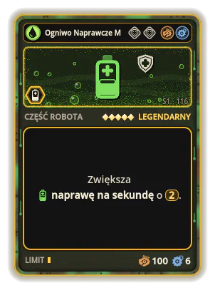 Ogniwo Naprawcze Mk V: +2 Naprawa na sekundę