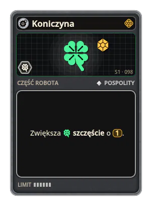 Koniczyna: +1 Szczęście (rzadsze karty)