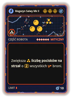 Magazyn Salwy Mk II: +2 Emisje wszystkich broni