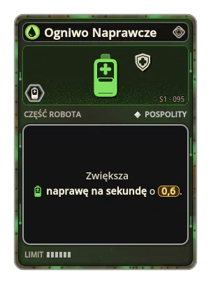 Ogniwo Naprawcze: +0,6 Naprawa na sekundę