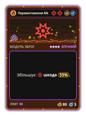 Перевантаження Mk IV: Шкода +55%