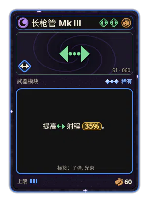 长枪管 Mk III: 射程 +35%