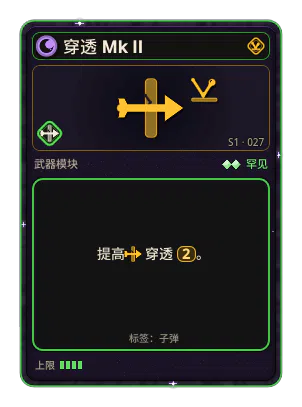 穿透 Mk II: 穿透 ×2