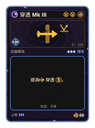 穿透 Mk III: 穿透 ×3