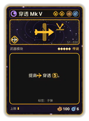 穿透 Mk V: 穿透 ×5